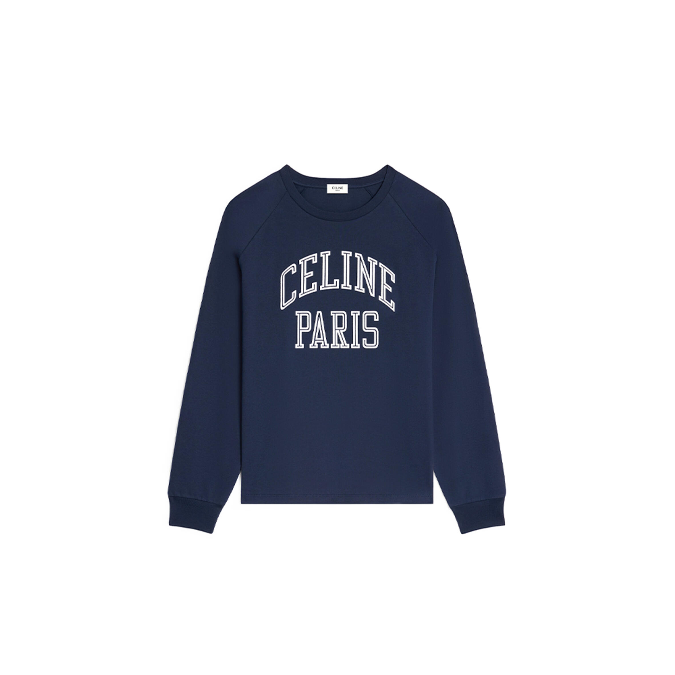 Ce1i*e long sleeved t-shirt in cotton jersey rx0cc507z.07ow